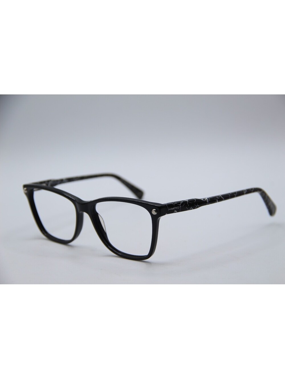 Longchamp Lo2613 001 Black White Authentic Eyeglasses 54-15-140